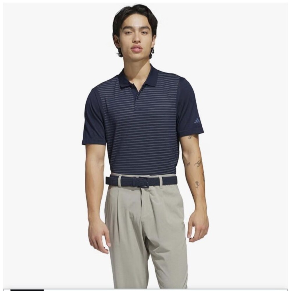 adidas Men's Ultimate365 Tour Seamless Polo Shirt Navy Sz XL NEW!!
